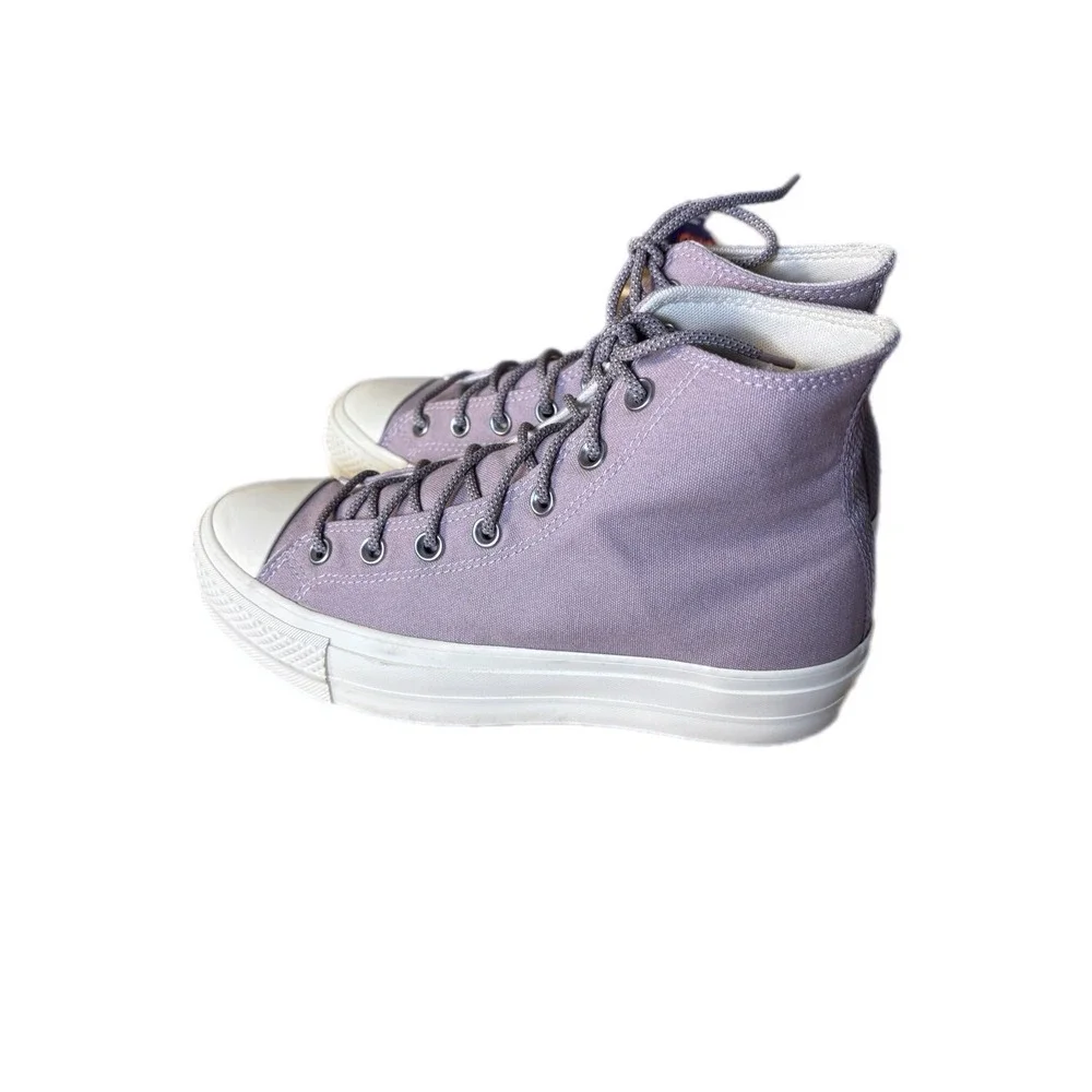 Converse Chuck Taylor AS Platform Canvas‎ Shoe Womens Size 9 Lilac  A05014F New